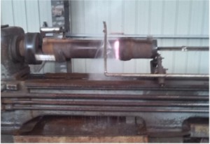 液压油缸杆件修复